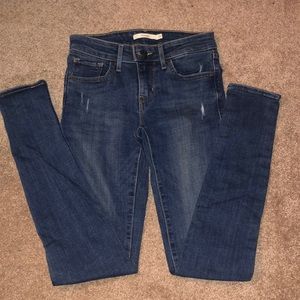 LEVI skinny jeans, size 25, never worn